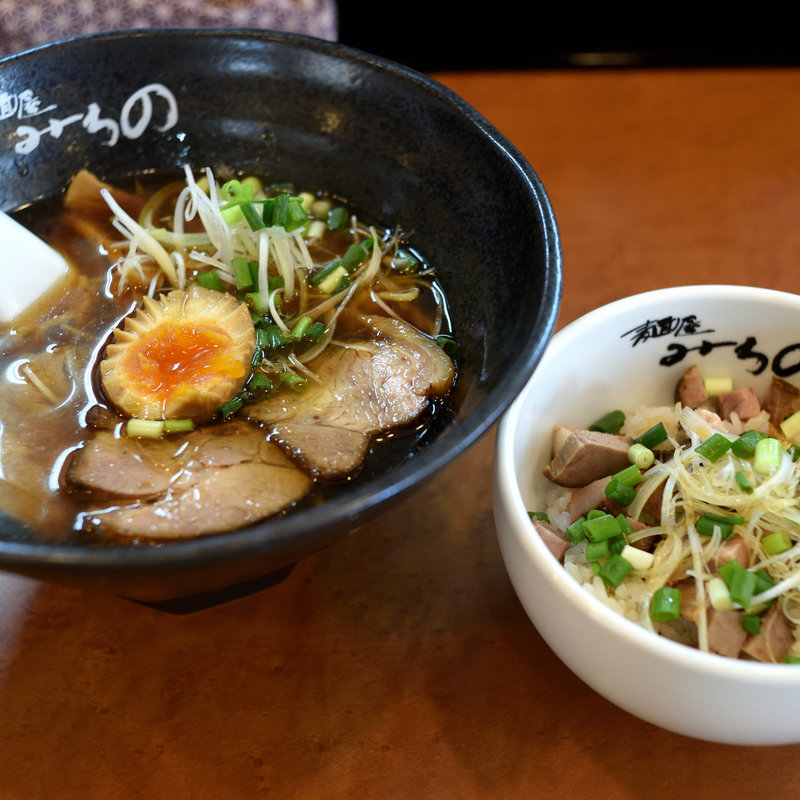 チャーシュー丼セット(麺屋みちの )