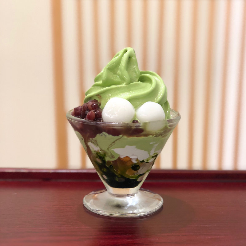 ミニ抹茶パフェ(香嘉園 （コウカエン）)