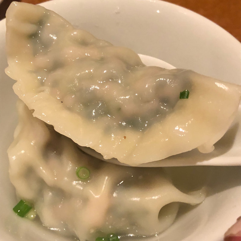 青菜の水餃子(蔡菜食堂)