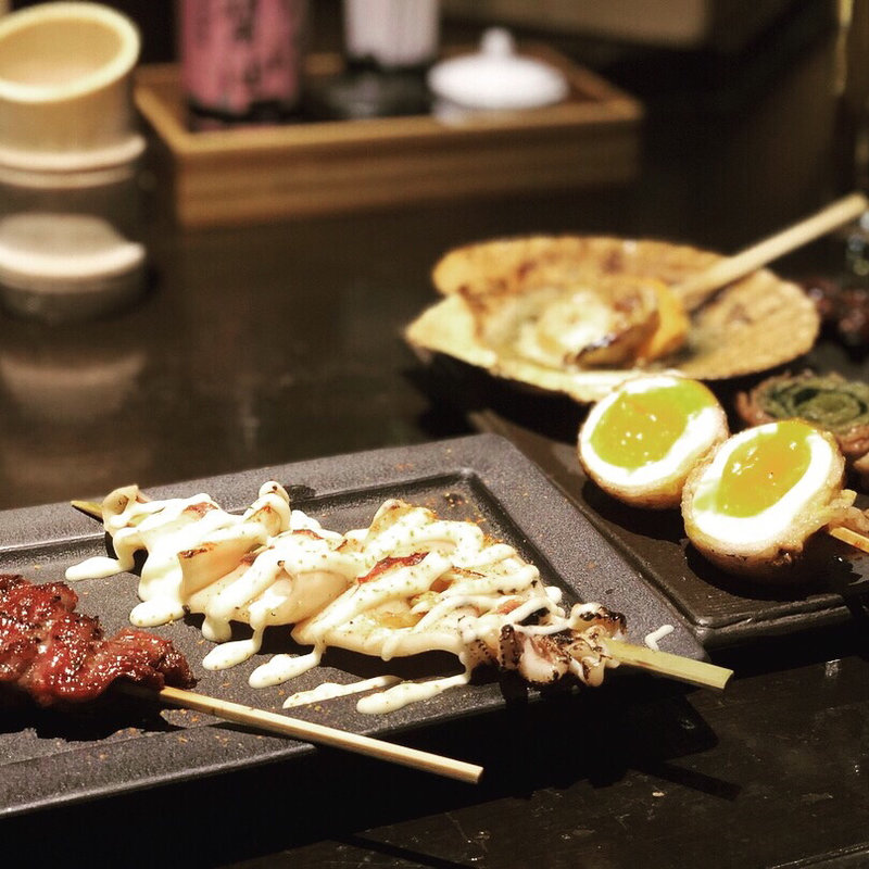 肉巻き串(串焼き 滿天 先斗町店)