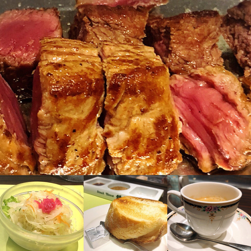 ステーキランチ(ステーキハウス蜂 中洲店 )