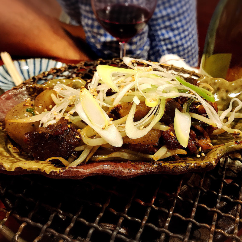 スジコン炒め(鍋焼ぼうず)