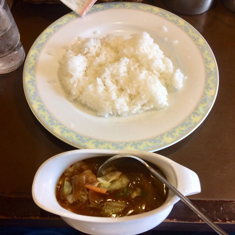 エビと野菜(カレーハウス ボルツ)