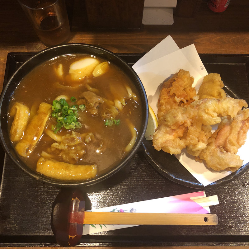 名物豊橋カレーうどん(つるかめ)