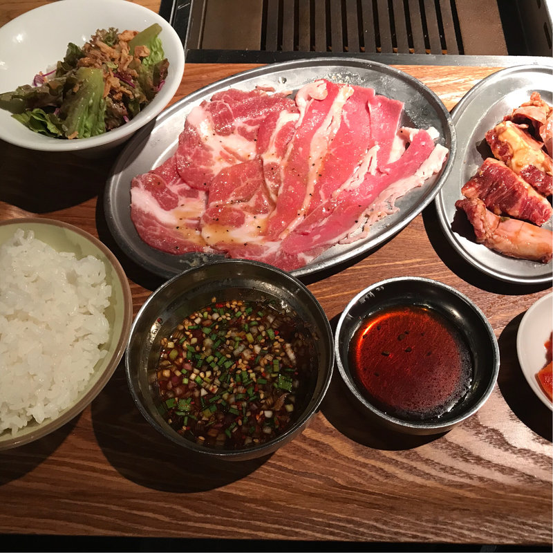 焼肉ランチ(熟成焼肉 肉源 六本木店)