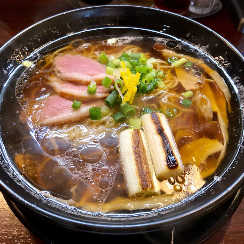 期間限定 鴨そば大盛(麺の風 祥気)