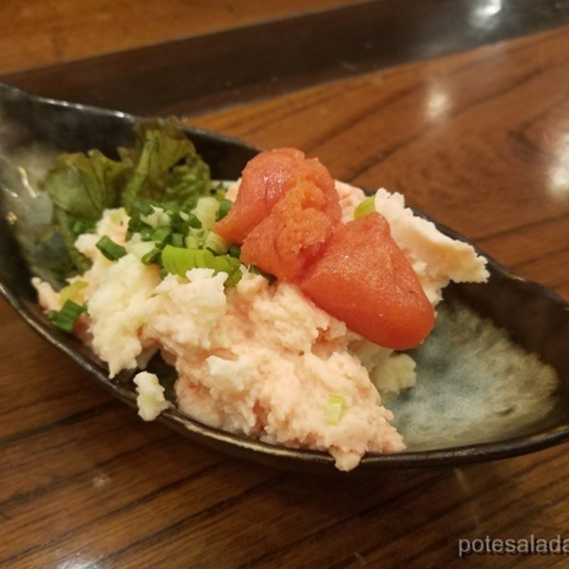 明太ポテサラ(海鮮個室居酒屋 とらや 高田馬場店)