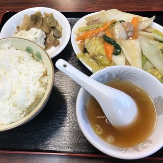八宝菜定食(石山飯店 )