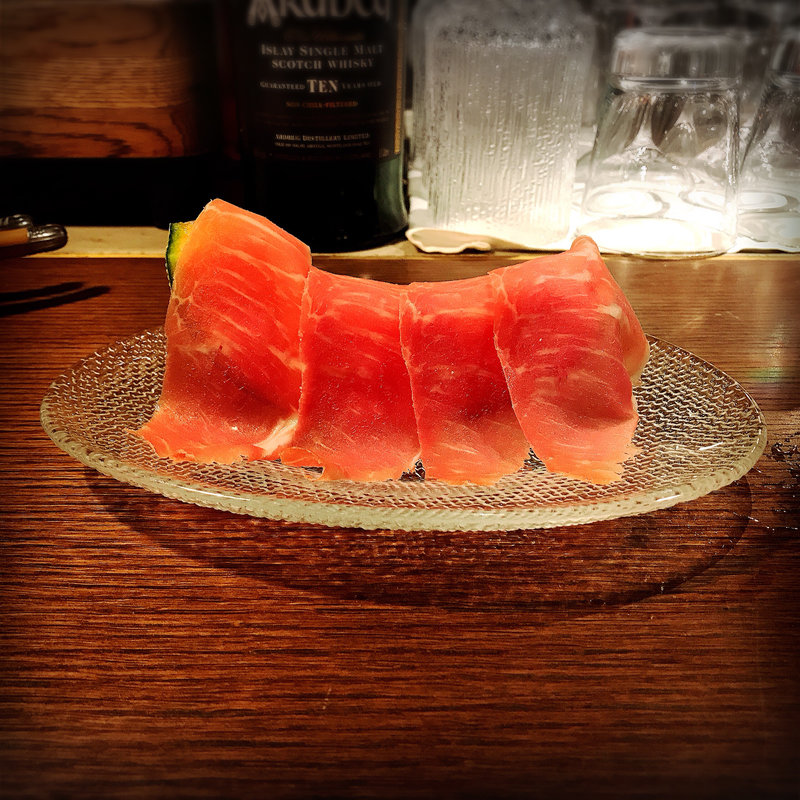 富山産 完熟メロンと生ハム(ｅｋａｏ)