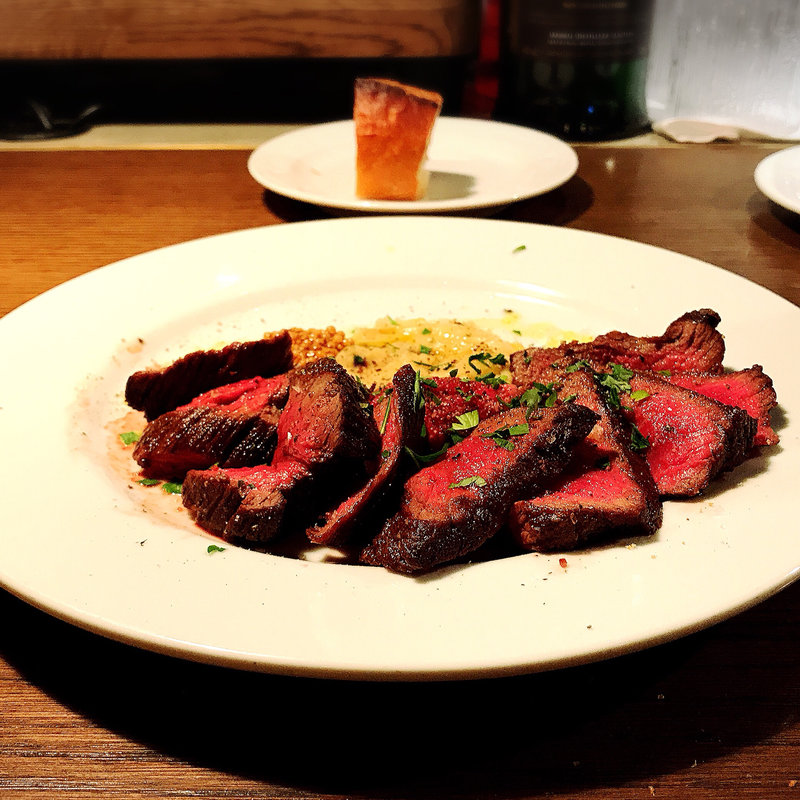 その日仕入れた国産牛のグリルステーキ(ｅｋａｏ)