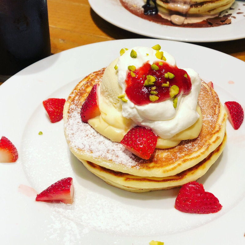 ストロベリーカスタードパンケーキ(J.S. FOODIES ららぽーと豊洲店)