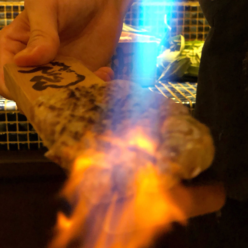 炙りなめろう(なかめのてっぺん 丸の内)