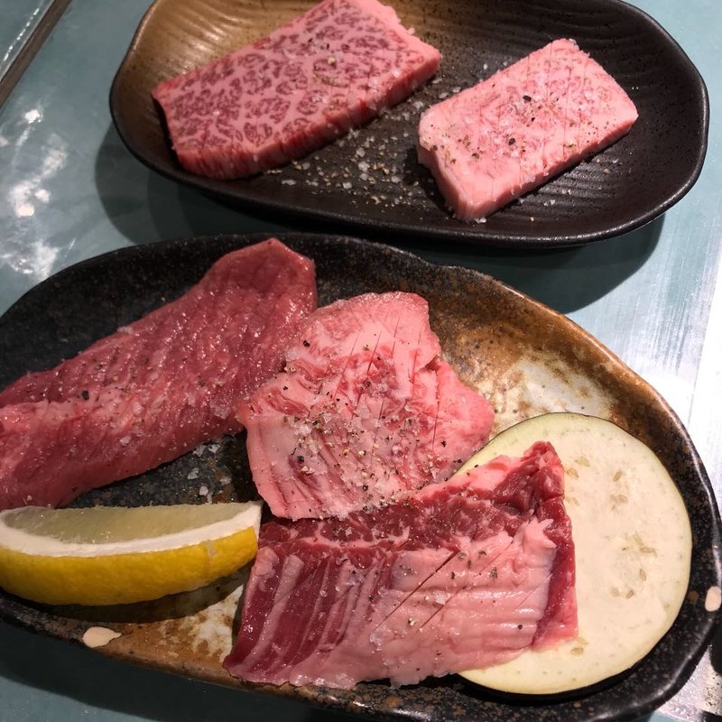 一穂赤身定食(立食焼肉 一穂 第二ビル店)