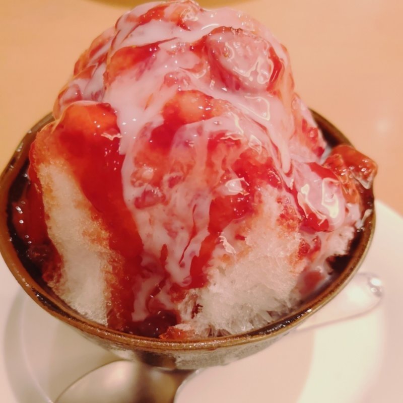 いちごかき氷（ミニ）(デニーズ 長居公園店 （Denny’s）)
