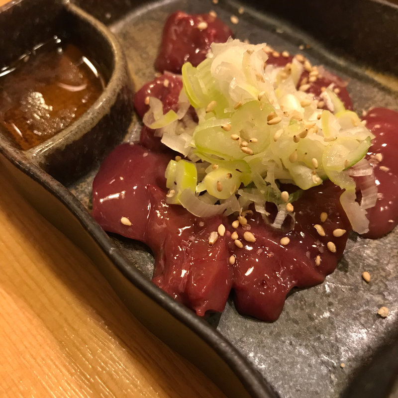 鶏肝レバー刺し(ぶん太 （【旧店名】天文）)