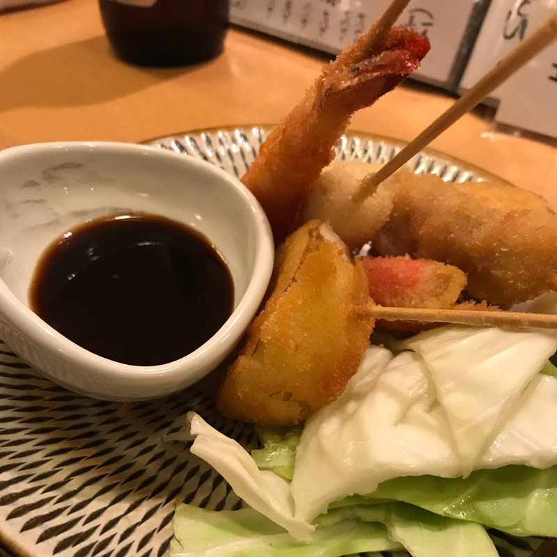 串カツ盛り合わせ(ぶん太 （【旧店名】天文）)