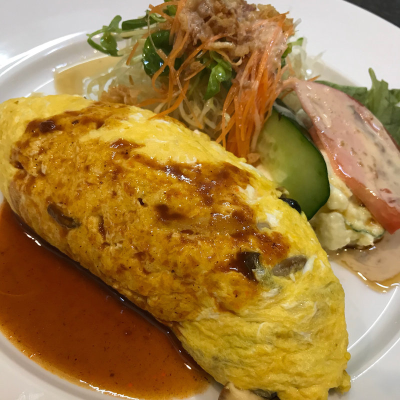 きのこたっぷりのオムレツ(グリルさとう )