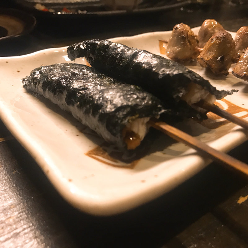 ささみ納豆巻(鶏酒問屋はや川)