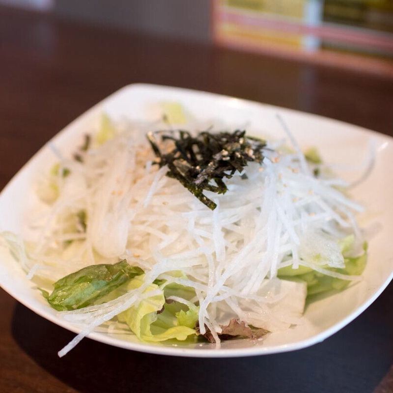 大根とレタスの和風サラダ(レギュラーサイズ)(いきなりステーキ ホテルモントレ姫路店)