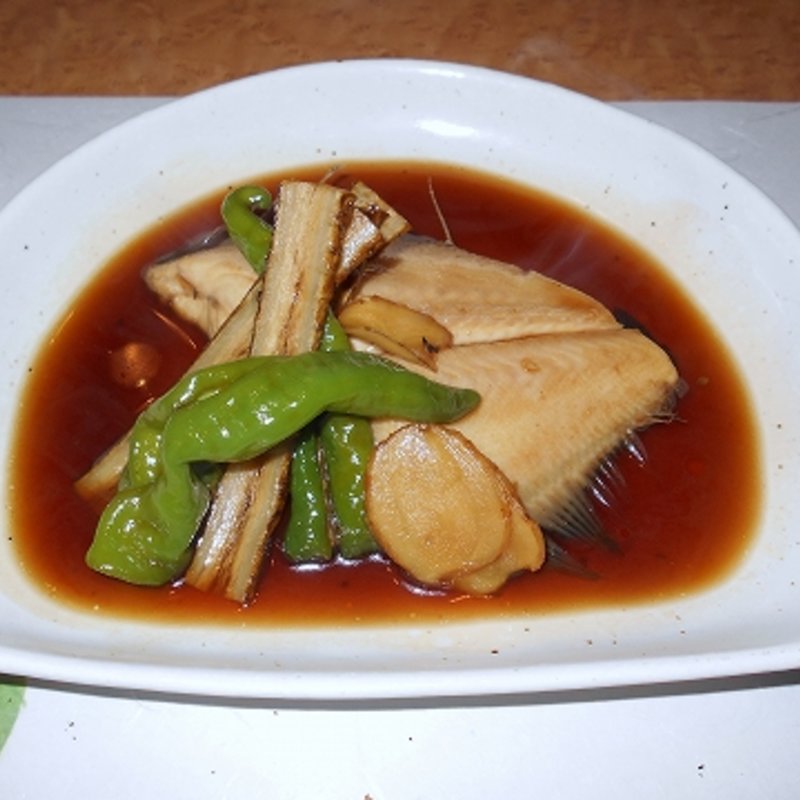 カレイの煮付け(割烹いちか)