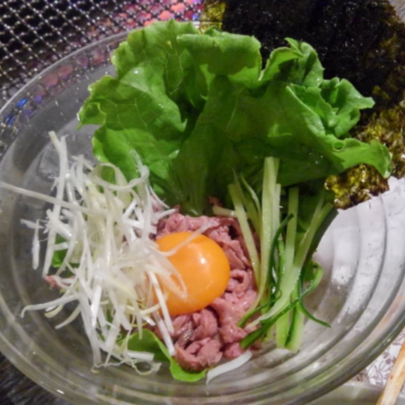 和牛ユッケ(万世牧場 （マンセイボクジョウ）)