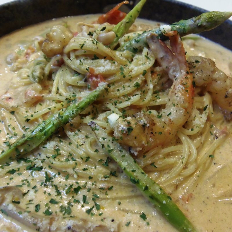 海老クリームパスタ(旬彩割鮮 きむら)