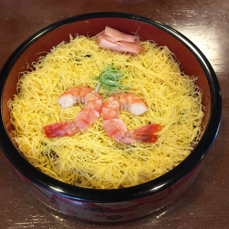 バラ寿司(そば処 そば辰)