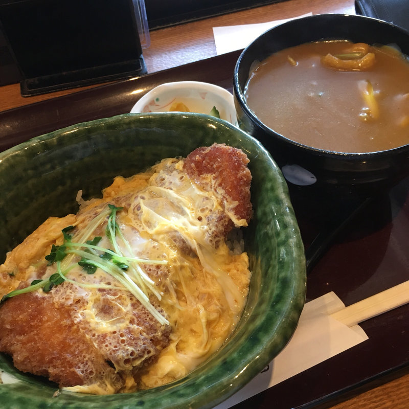 ミニカレーうどん&カツ丼セット(一久庵 )