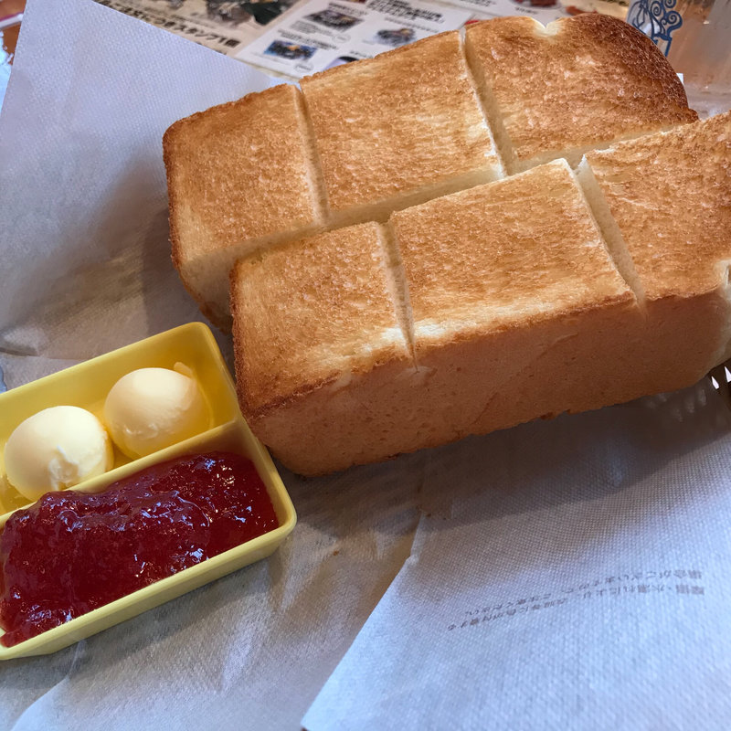 トースト(コメダ珈琲店 小浜店)