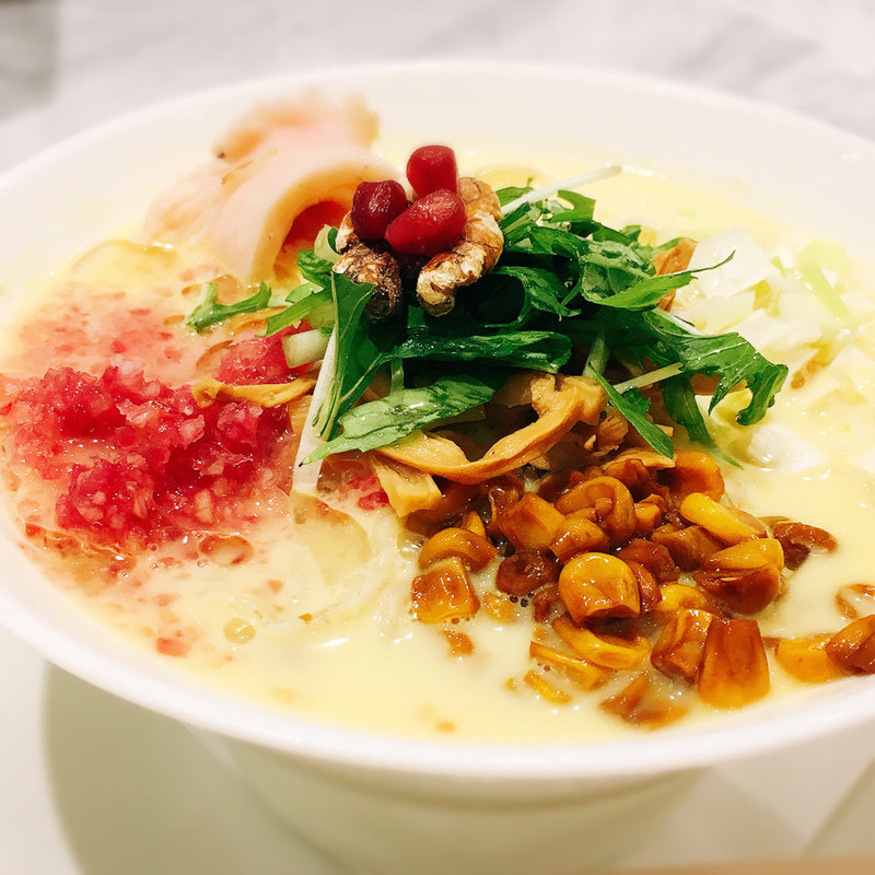 トウモロコシの冷たいらぁめん(メンショー サン フランシスコ （MENSHO SAN FRANCISCO）)