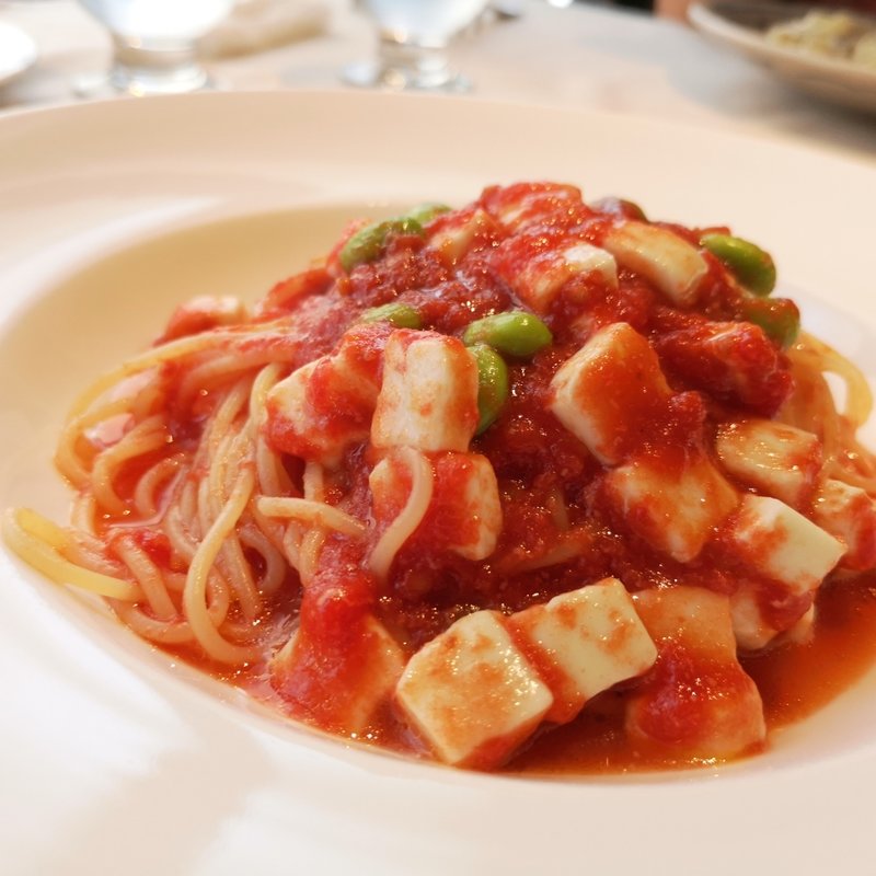 モッツァレラチーズとトマトのソース(ラ・パッラ)