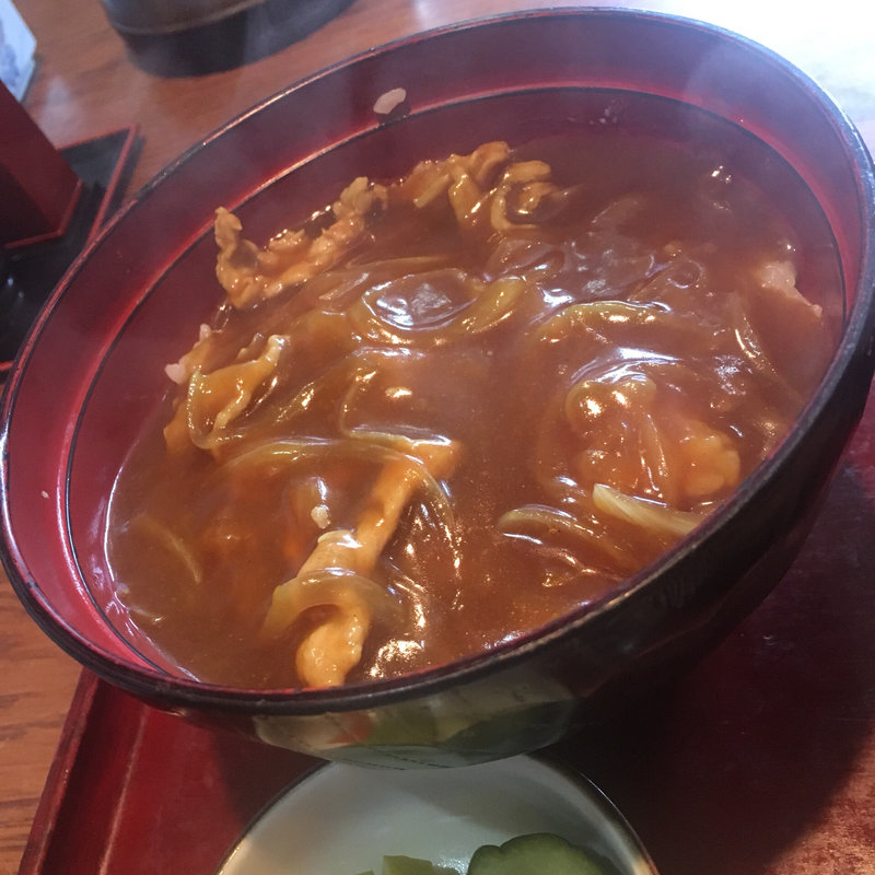 カレー丼(やぶ砂  )
