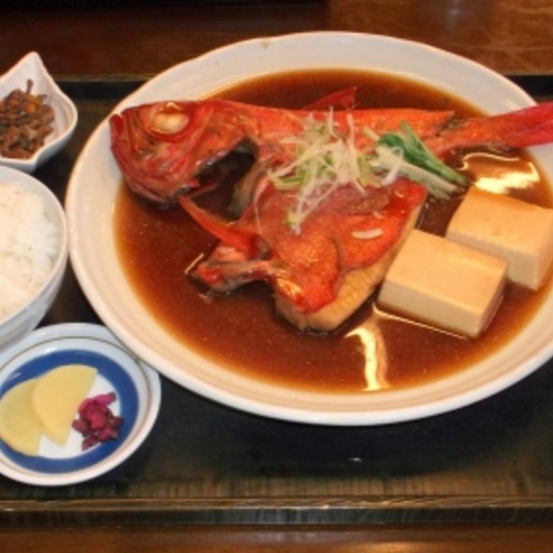 金目鯛煮付け定食(ふるはうす)