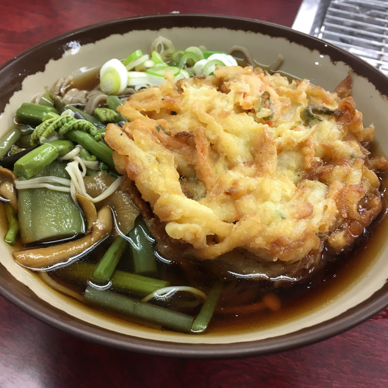 かき揚げそば(そば処 桔梗 )
