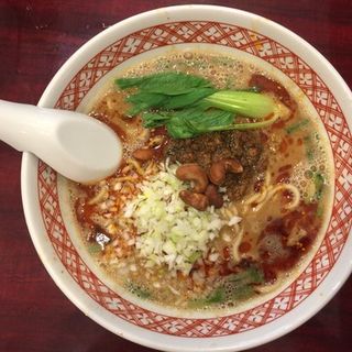 白胡麻担々麺(自家製麺 魚担々麺・陳麻婆豆腐　"dan dan noodles")