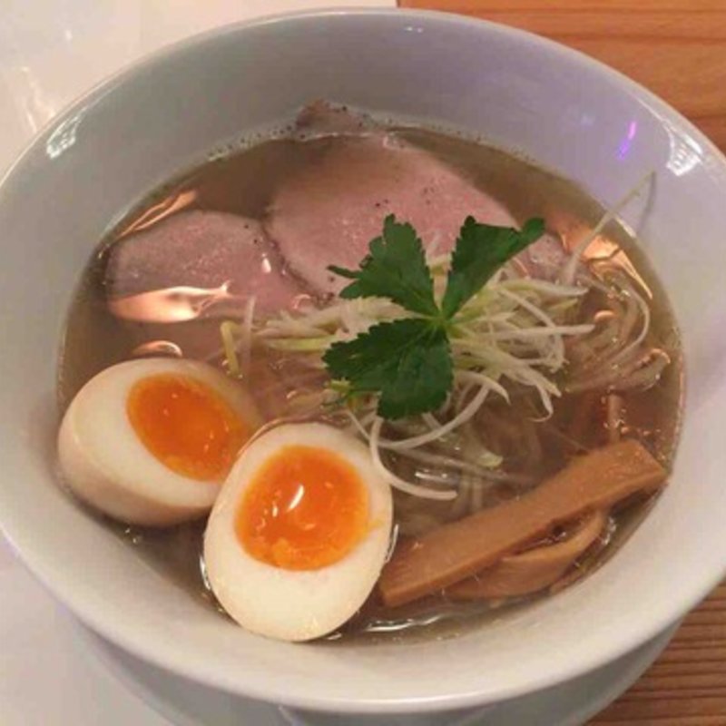 貝そば+味玉(田中の中華そば)