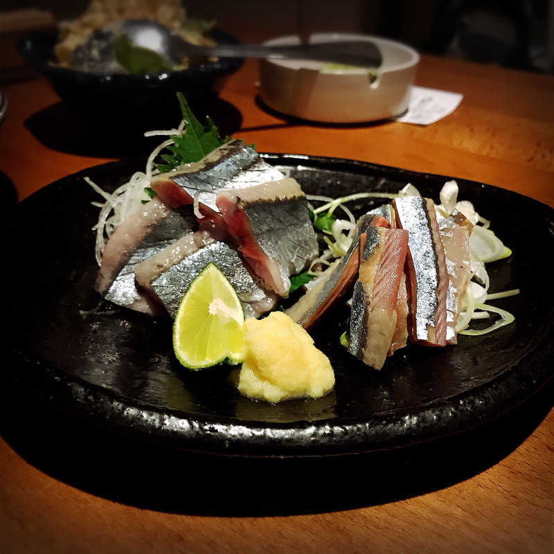 秋刀魚の刺身(喜口商店)