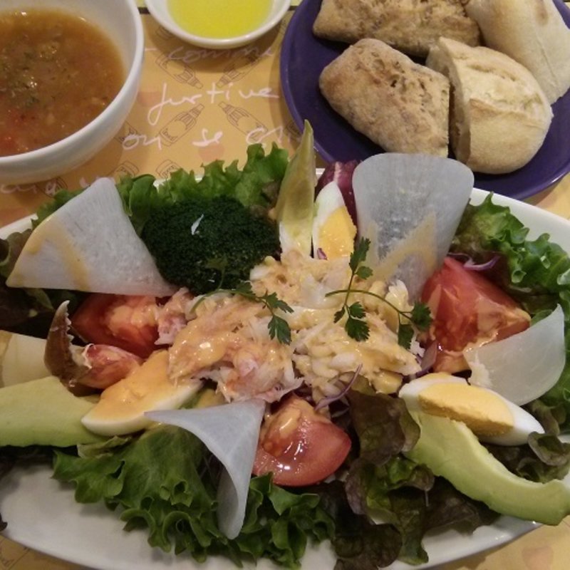 プレミアムクラブサラダセット(ロクシタンカフェ 池袋店)