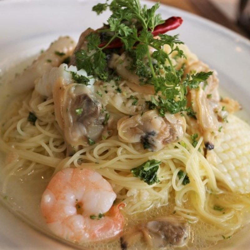 シェフのおススメパスタランチ『魚介の冷製カッペリーニ』(DEAR FROM)