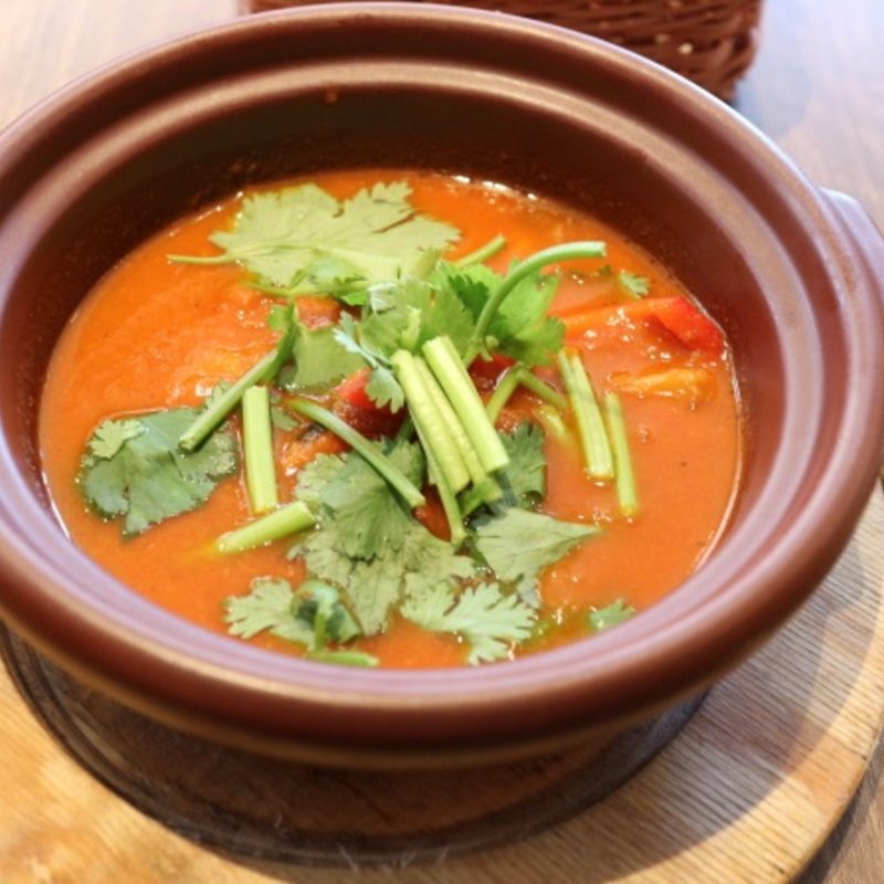 農園野菜のリコピンカレー ココナッツオイル玄米(common cafe 千葉駅店)