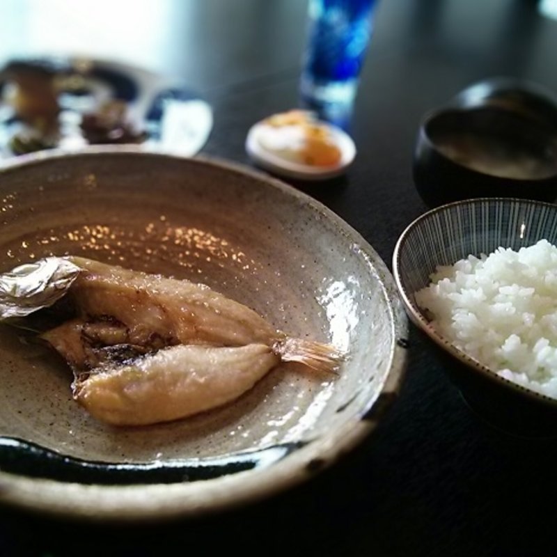 赤むつ干物＋B定食(朝昼 ta ma me.)