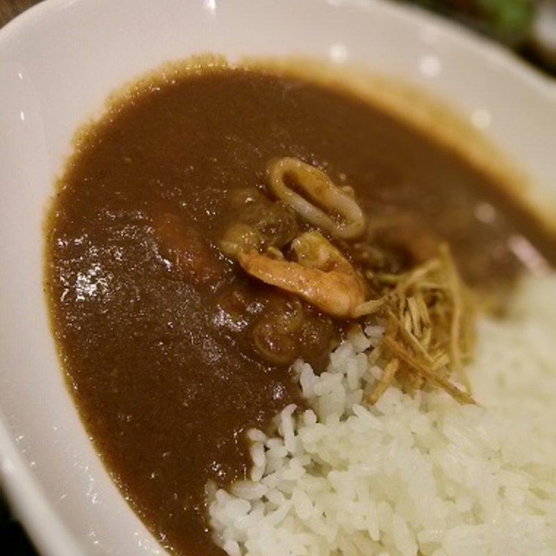 シーフードカレー(ウナウ カフェ アンド キッチン unau cafe&kitchen ベリエ千葉エキナカ店)