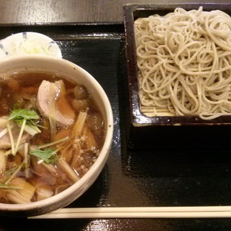 きのこ三昧鴨せいろ(手打蕎麦たかはし)