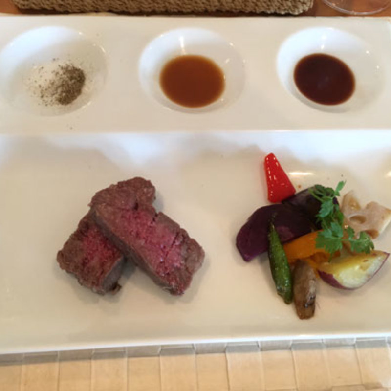 但馬牛の塩釜焼き(ラ ポム)