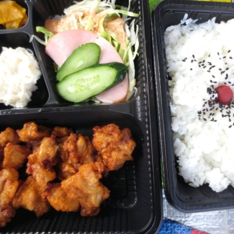 からあげ弁当(肉のやまじん)