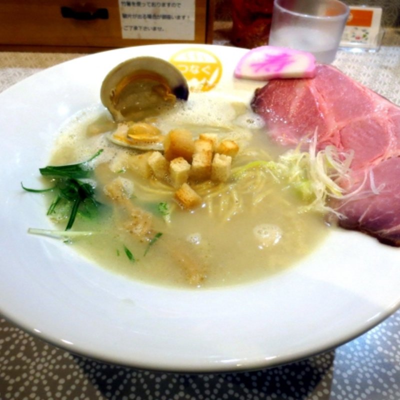 明日の塩らーめんwith白はまぐ(麺物語 つなぐ)