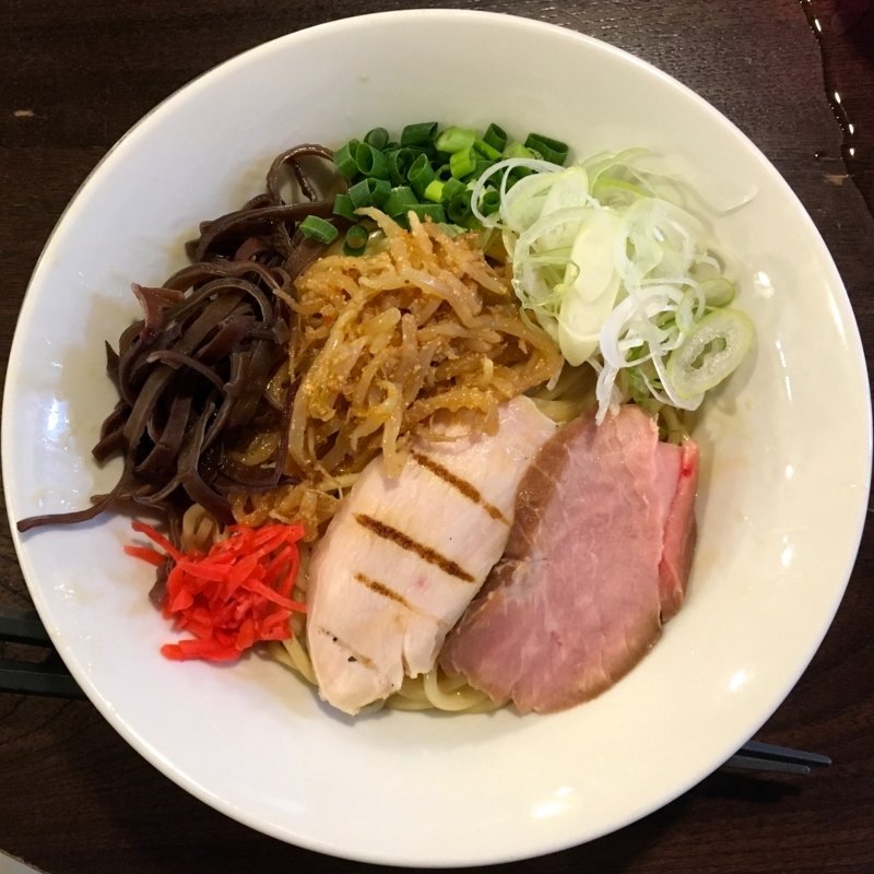 汁なし豚骨そば(金町製麺)
