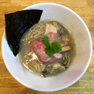 牡蠣そば(寿製麺よしかわ 坂戸店)