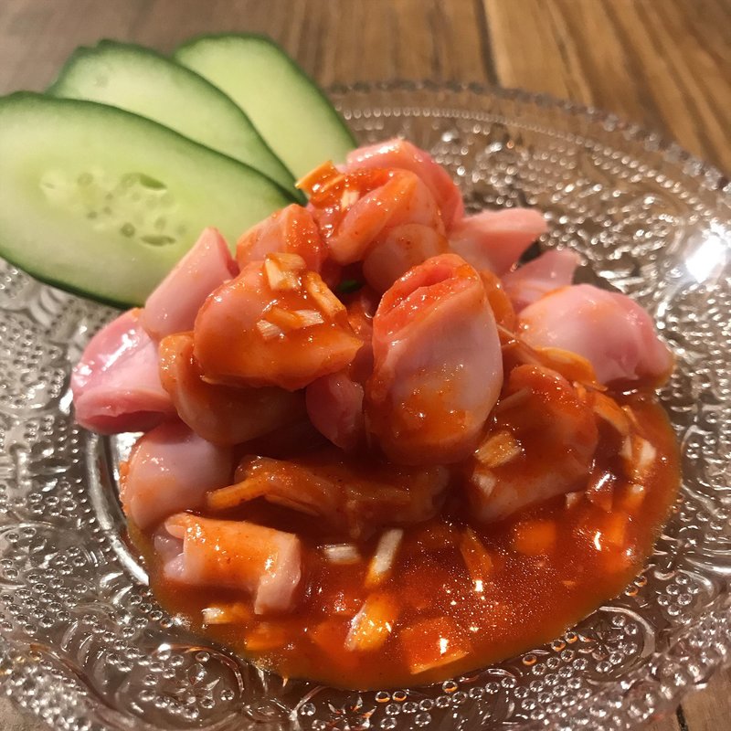 豚とろ火刺し(串焼き 焼とんyaたゆたゆ裏天王寺店)