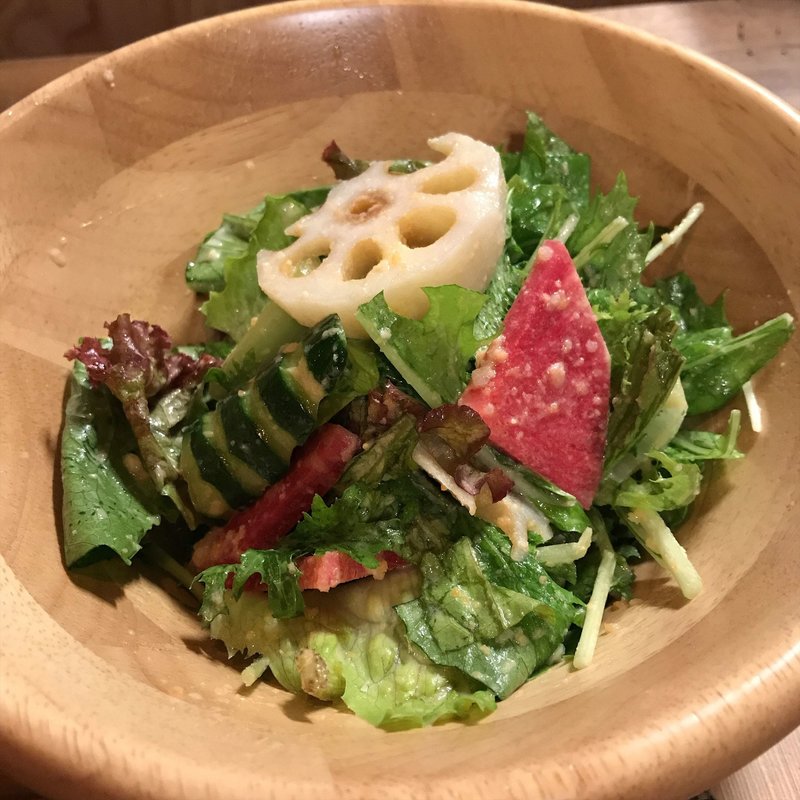 たゆたゆサラダ(串焼き 焼とんyaたゆたゆ裏天王寺店)